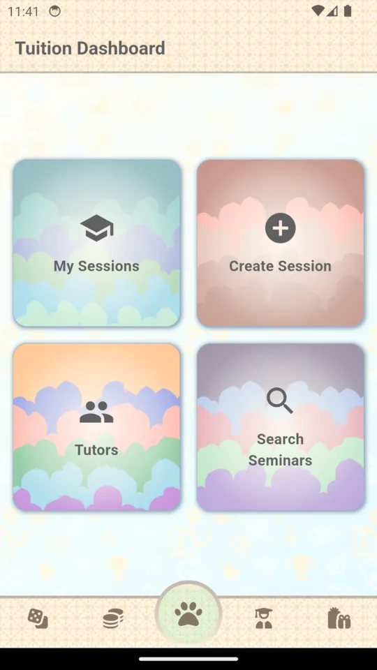 Tuition support screen inside Know To Win showing guided student-help options.